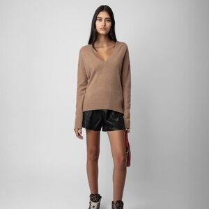 Zadig & Voltaire Brumy Cashmere V-Neck Sweater